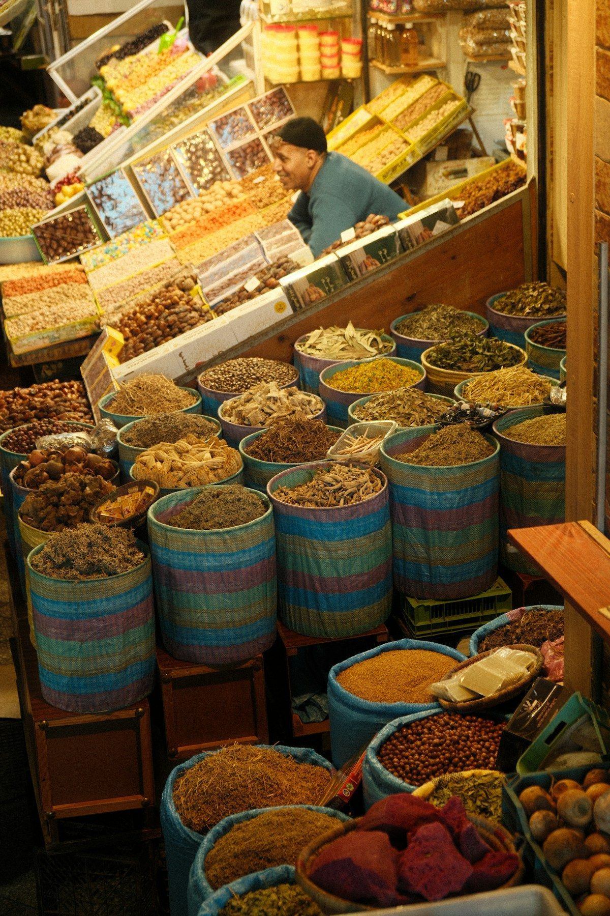 Spices and souk atmosphere