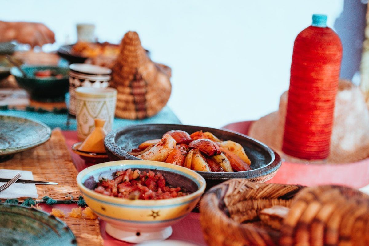 Moroccan cuisine and tagine
