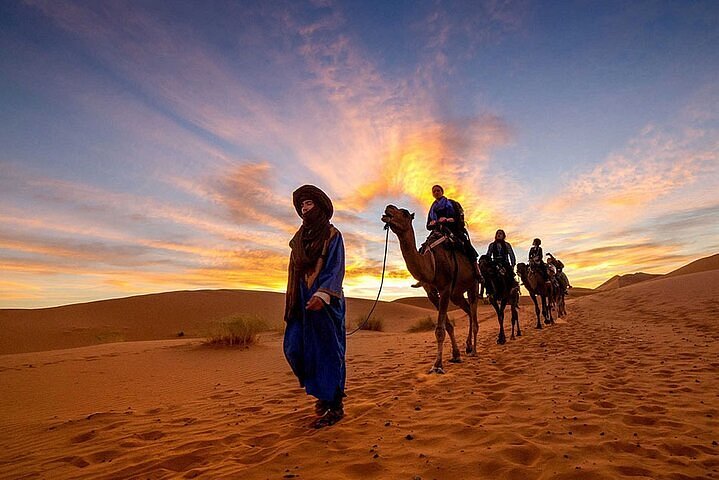 Sahara dunes and kasbah route for the Desert and Culture Journey